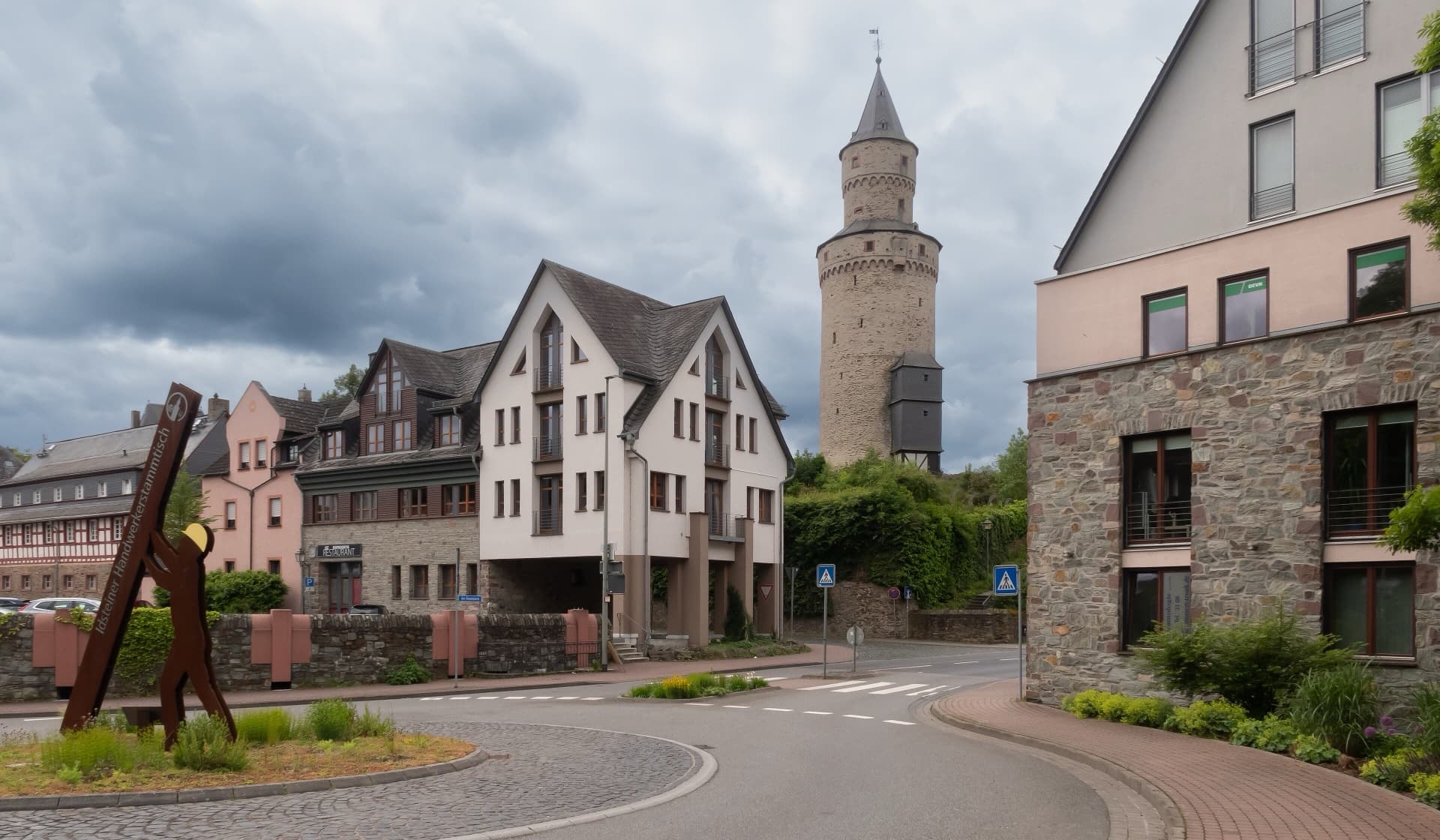 Hexenturm in der historischen Altstadt von Idstein – Wahrzeichen der Stadt