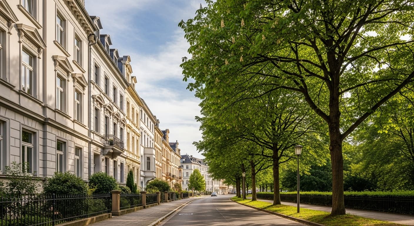 Stilvolle Stadtvilla-Allee in Wiesbaden – ruhige Wohnlage in hochwertiger Architektur