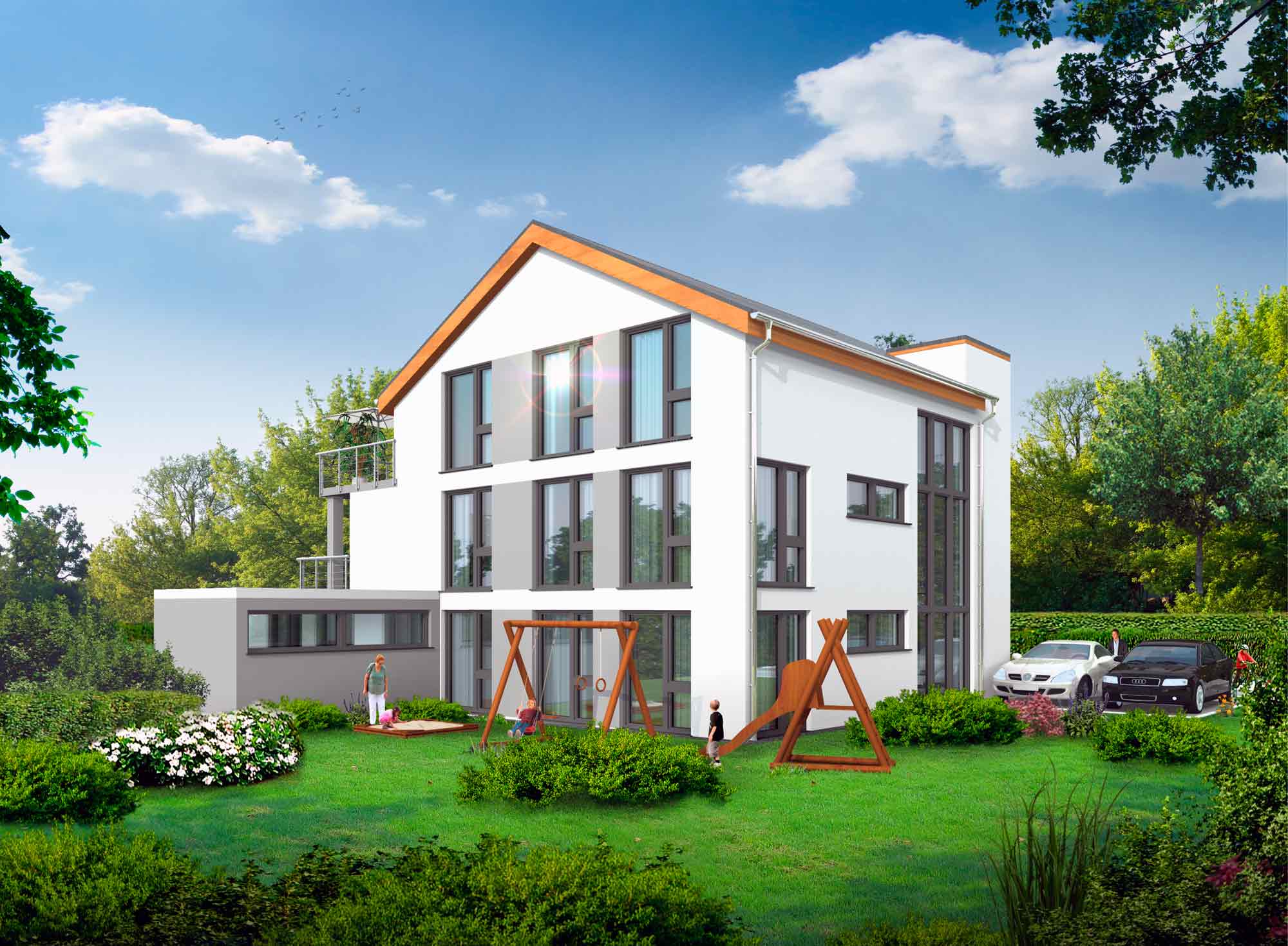 Einfamilienhaus Nordansicht – Verkaufte Immobilie Büdingen